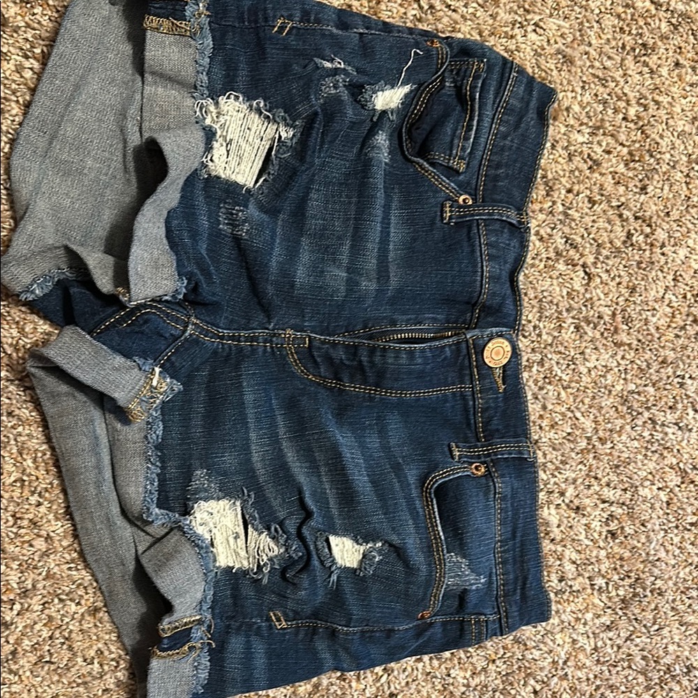 Mudd Distressed Denim Shorts